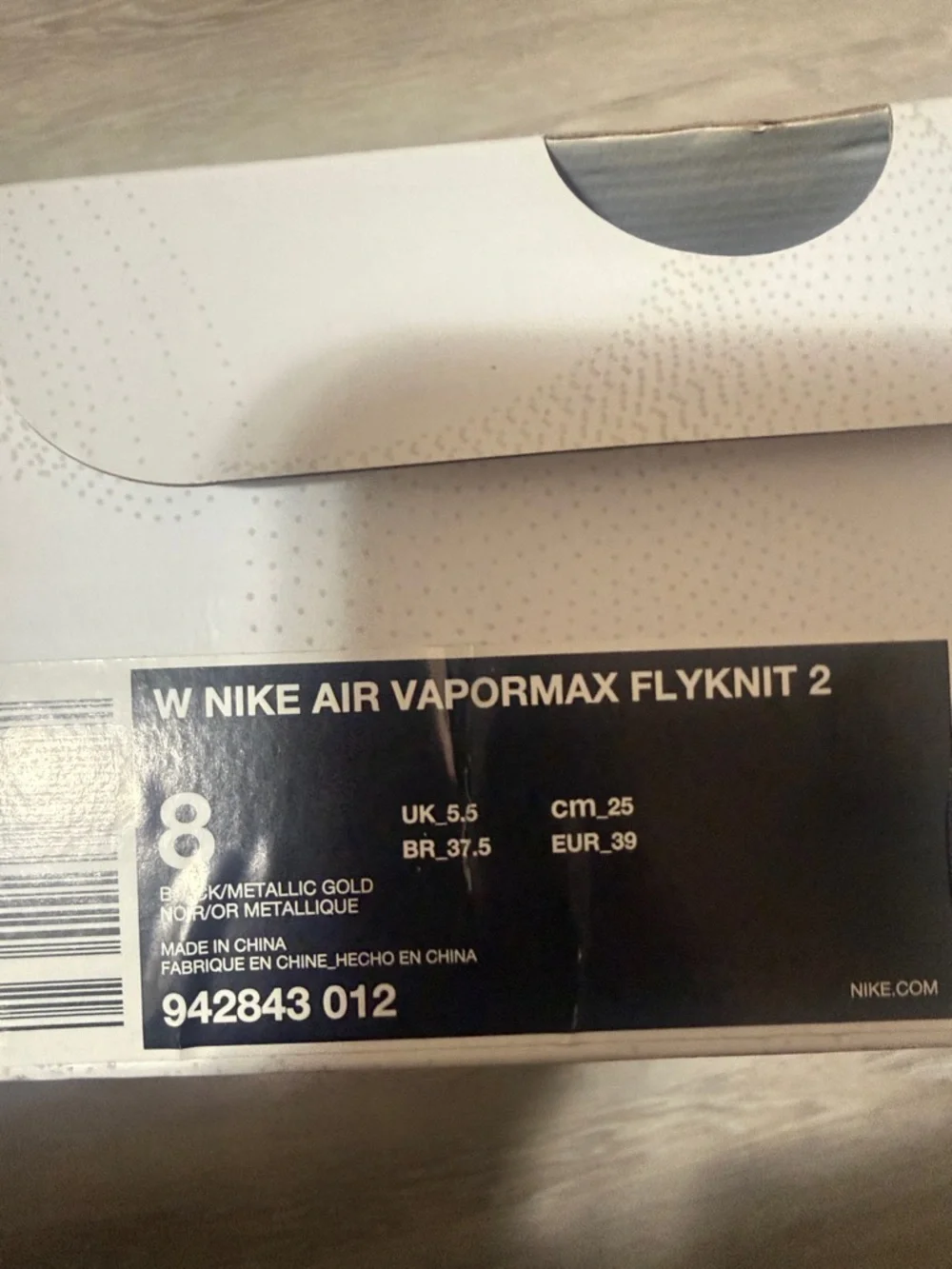 Nike Black and Gold Running Shoe Vapor-Style - Picture 4 of 10
